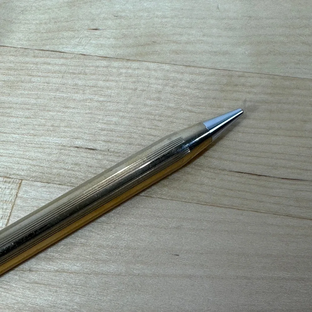 Vintage Cross 1/20 12K Gold Filled Mechanical Pencil USA Pinstripe Anson H.T.J.